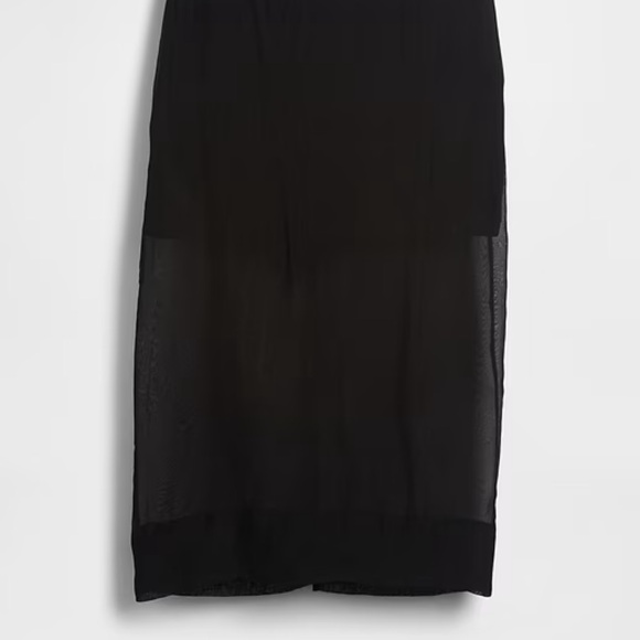 GAP Black Sheer Maxi Skirt - Picture 2 of 3